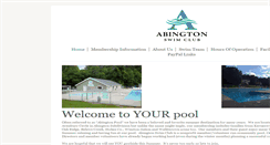 Desktop Screenshot of abingtonpool.com