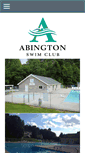 Mobile Screenshot of abingtonpool.com